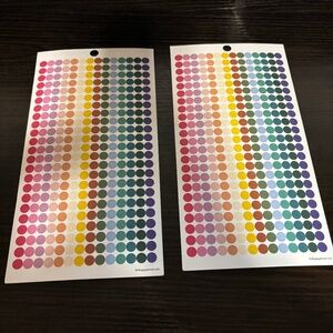 Happy Planner Polka dot sticker sheets